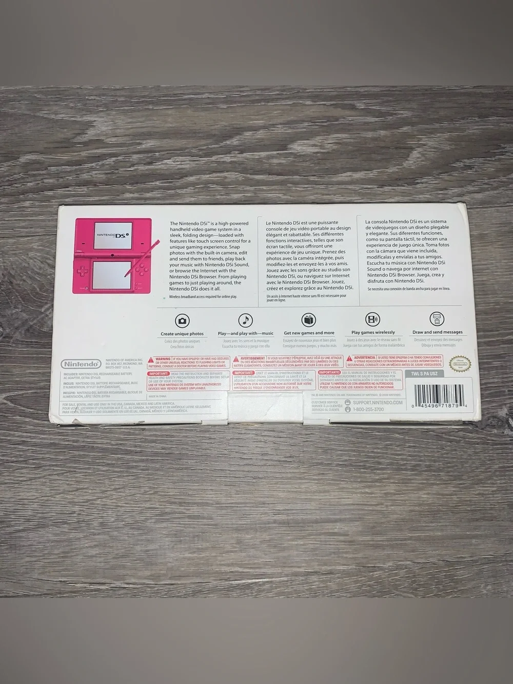 Nintendo DSi Pink Gaming Console